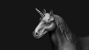 unicorn horse print model