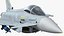 Multirole Fighter Eurofighter Typhoon für Cinema 4D manipuliert