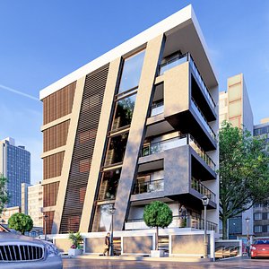 3D MODERN BUILDING 20 model