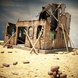 Destroyed House