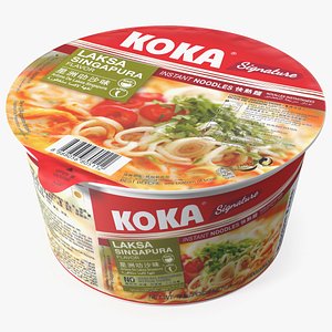 KOKA Instant Noodles Bowl Cup Closed