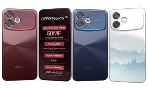 Oppo F33 Pro 5G All Colors 3D model