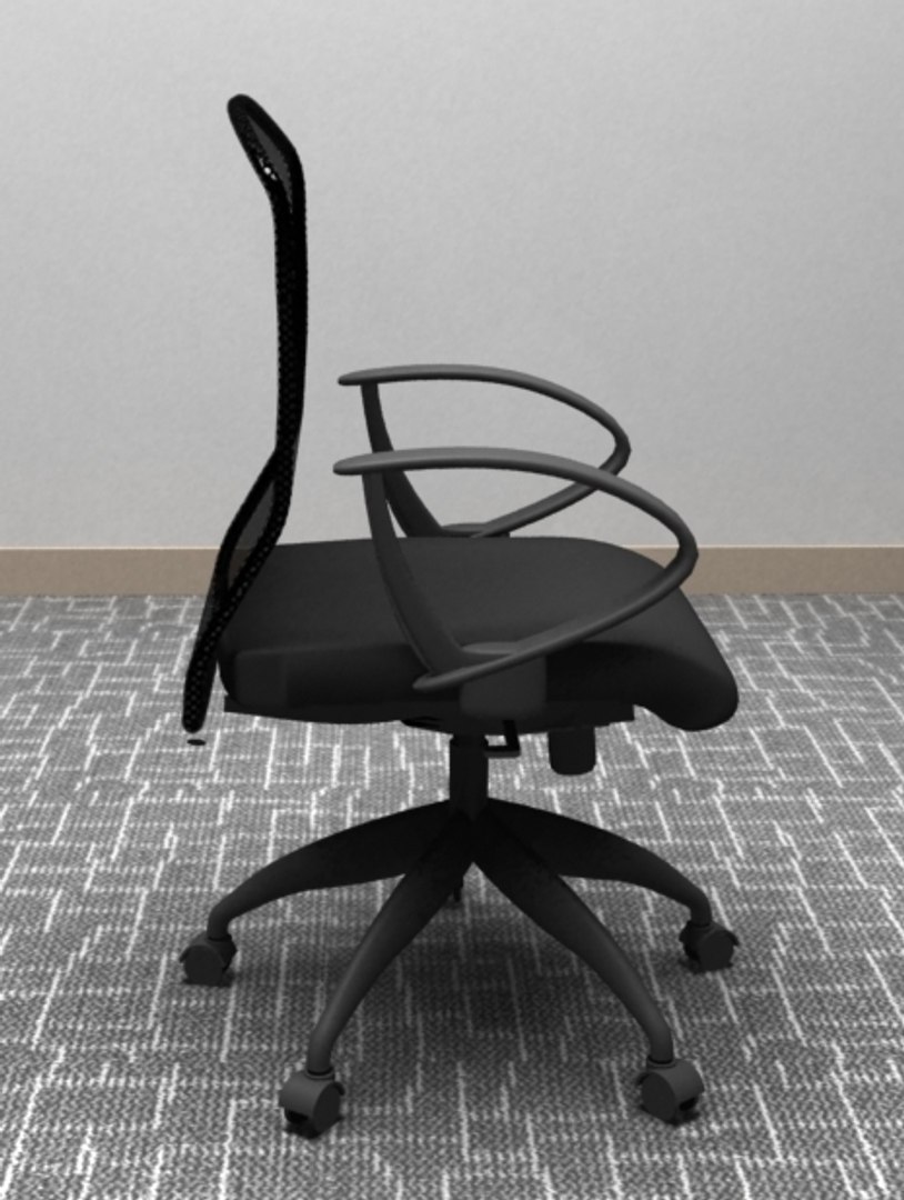 Work Chair Mesh 3d Model