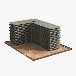 building construction 4 3d model