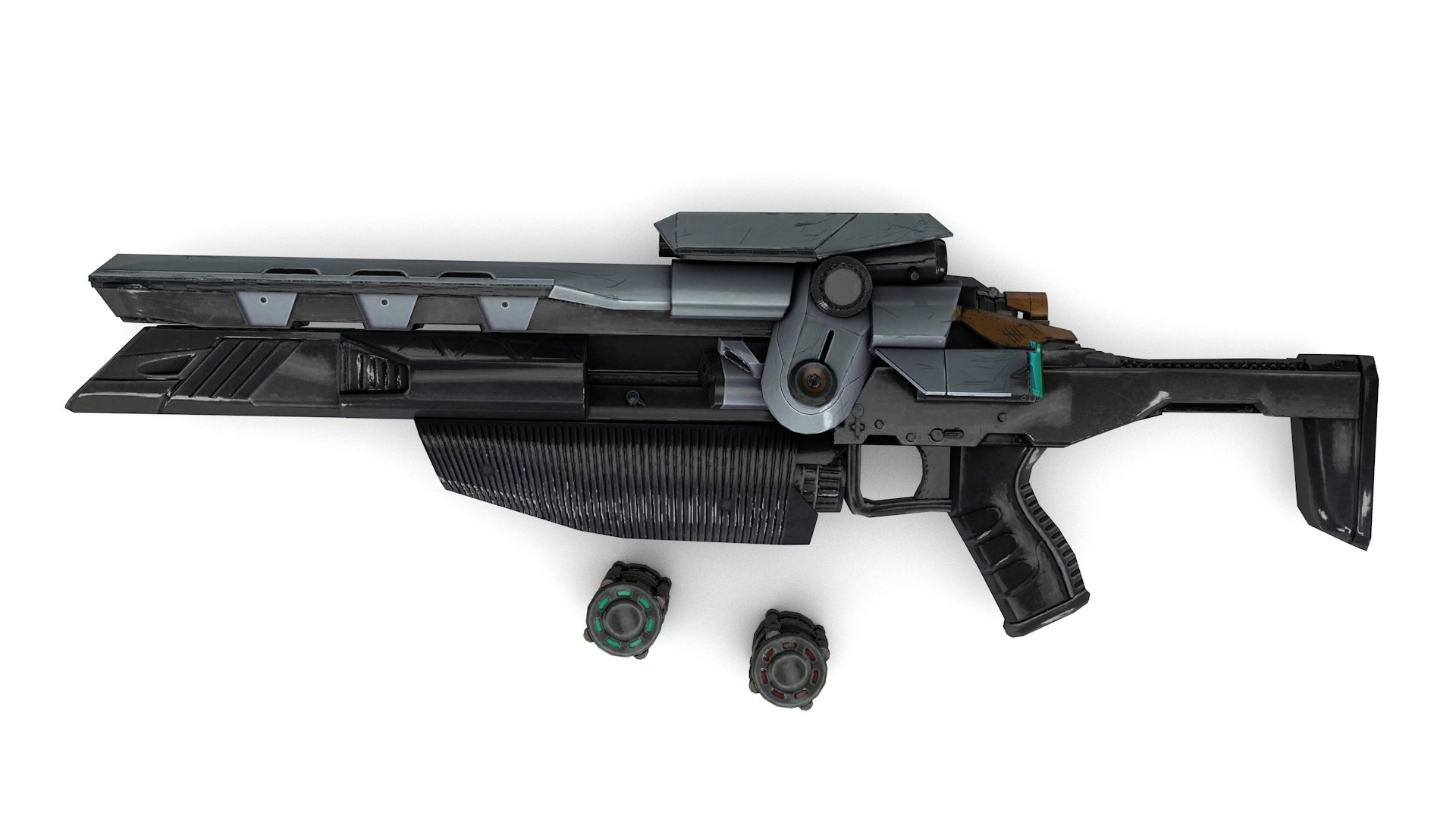 Energy Rifle 3D Model - TurboSquid 2350566
