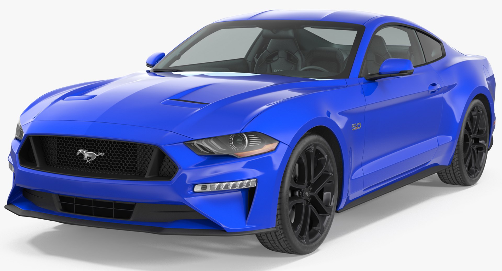 Ford Mustang 2018 3D model preview