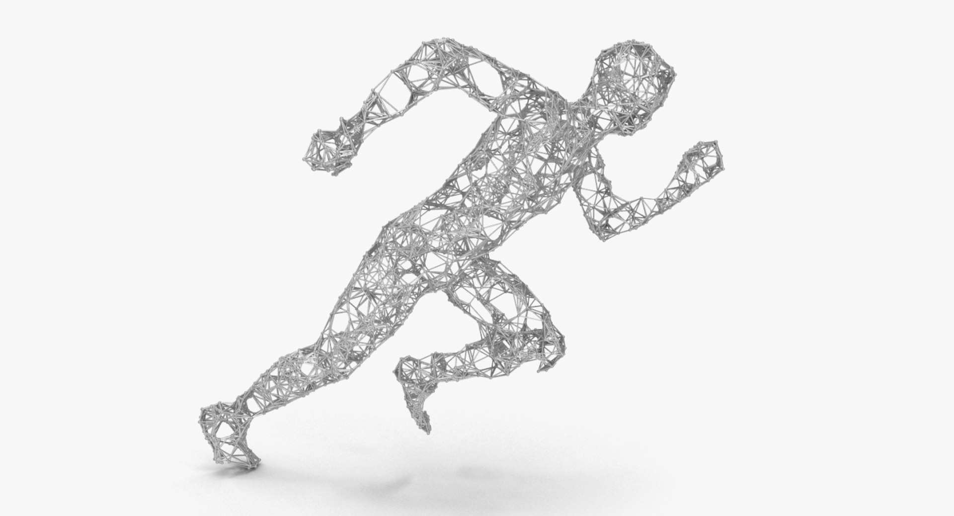 3D model abstract human pose running - TurboSquid 1294794