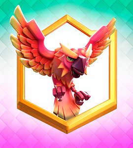 Clash Royale Phoenix Card 3D model