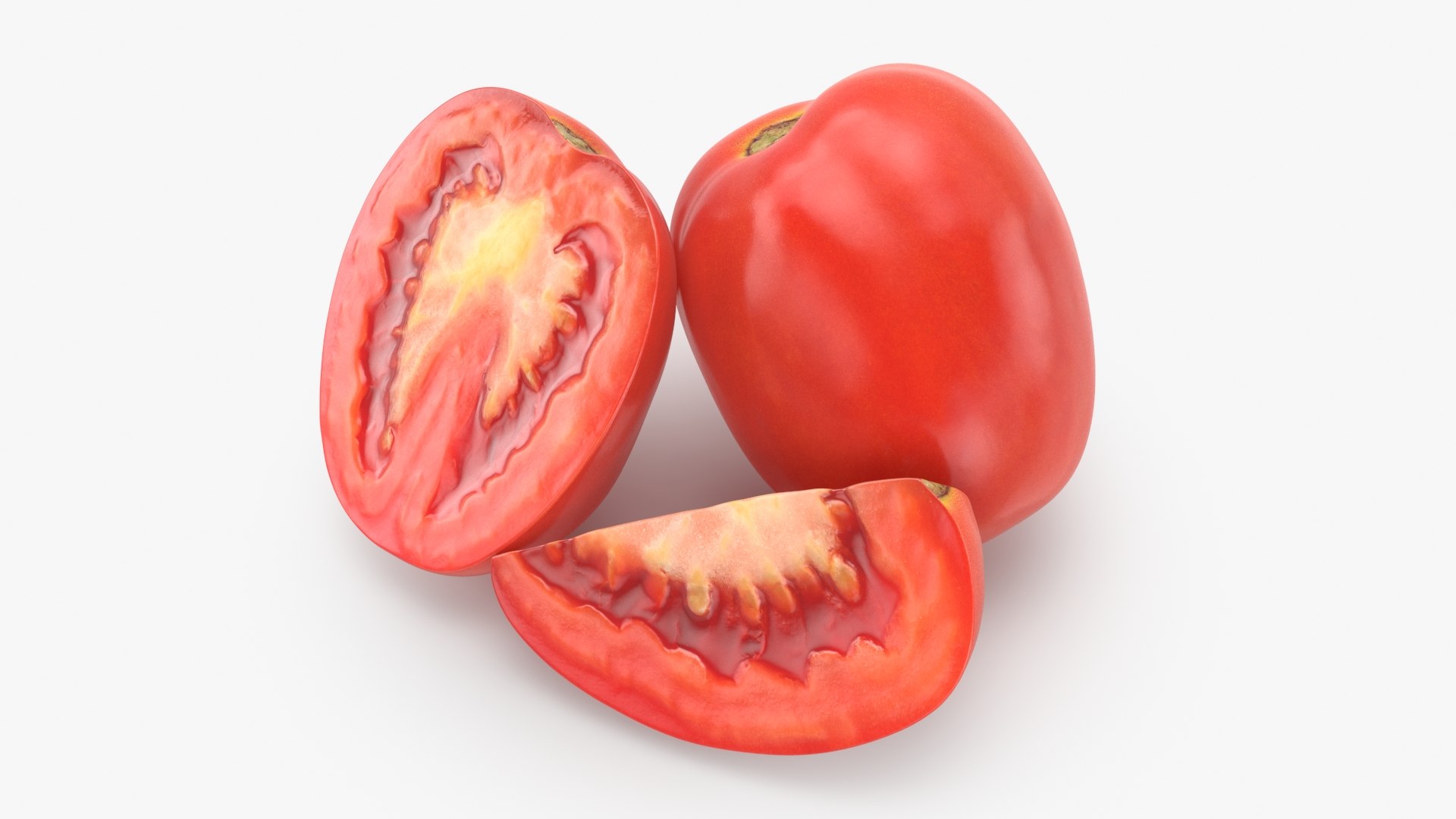 Tomatoes And Cucumbers 3 3D - TurboSquid 2177747