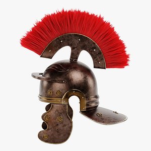 Roman Helmet Old 3D