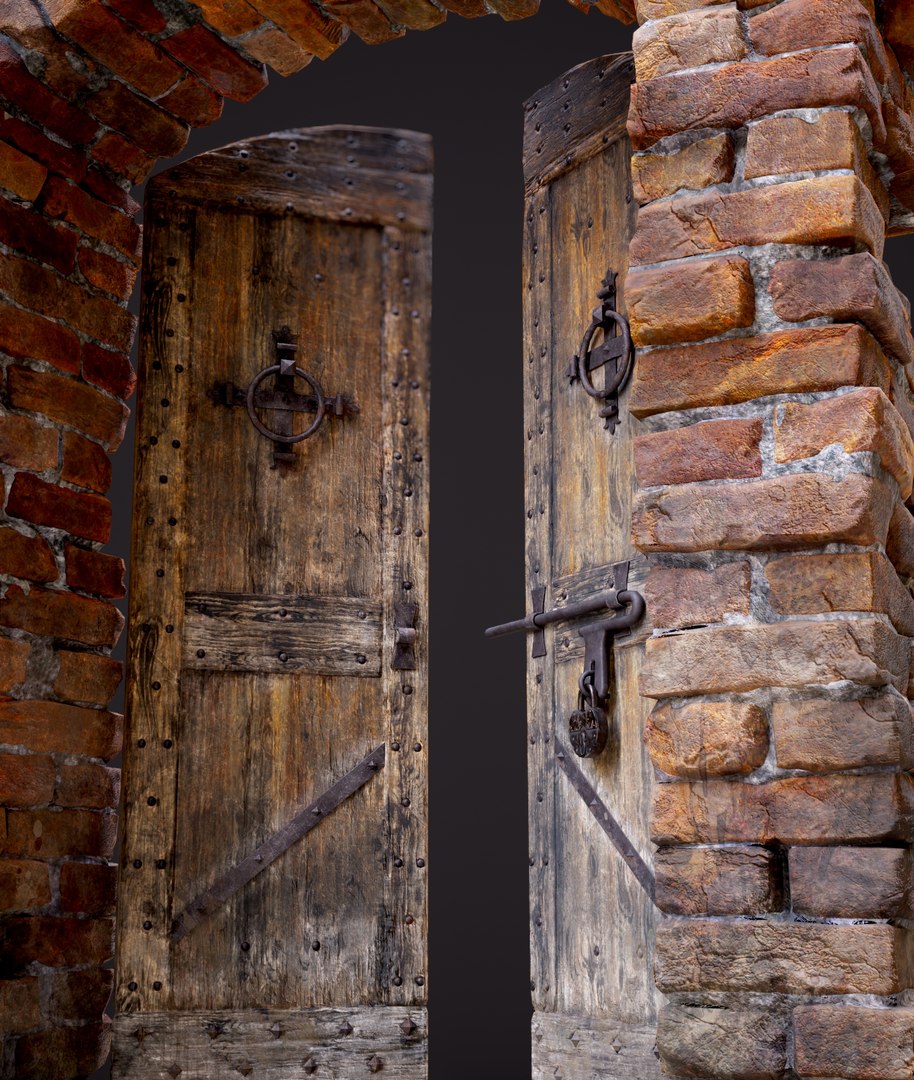 3D old door medieval model https://p.turbosquid.com/ts-thumb/pF/HnUs1S/0J/z01_009/jpg/1700266599/1920x1080/fit_q87/de10ac0a7f227483de0d143c8d59e77739a7bd42/z01_009.jpg