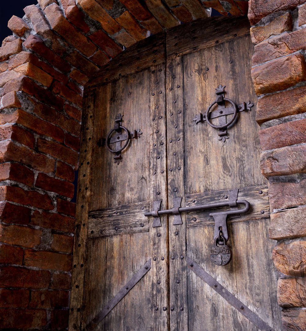 3D old door medieval model https://p.turbosquid.com/ts-thumb/pF/HnUs1S/Lh/z01_028/jpg/1700266617/1920x1080/fit_q87/9567b4034bf8ec2eea3c571c831800fb78030f0f/z01_028.jpg