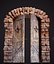 3D old door medieval model