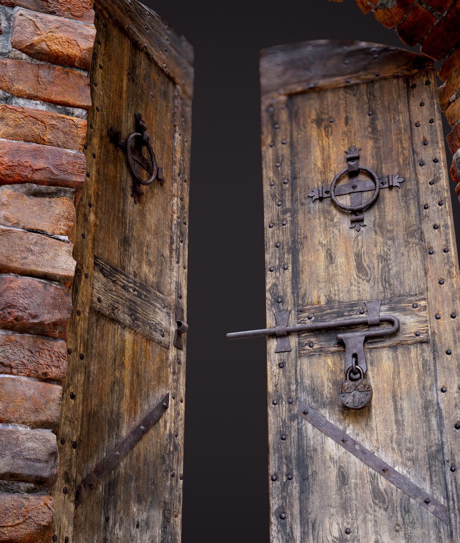 3D old door medieval model https://p.turbosquid.com/ts-thumb/pF/HnUs1S/eC/z01_013/jpg/1700266599/1920x1080/fit_q87/c1376e69e27d33745c6e60f781e0f80d106e50e0/z01_013.jpg