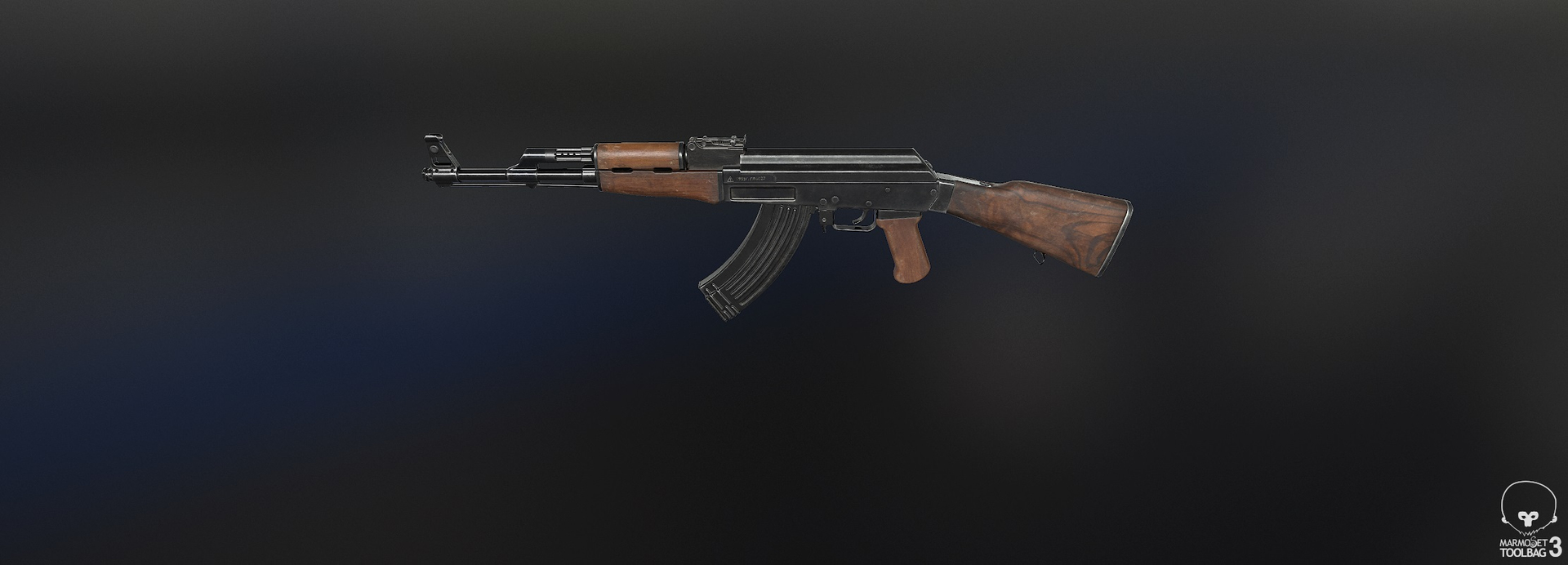 3d Model Ak-47 Rifle