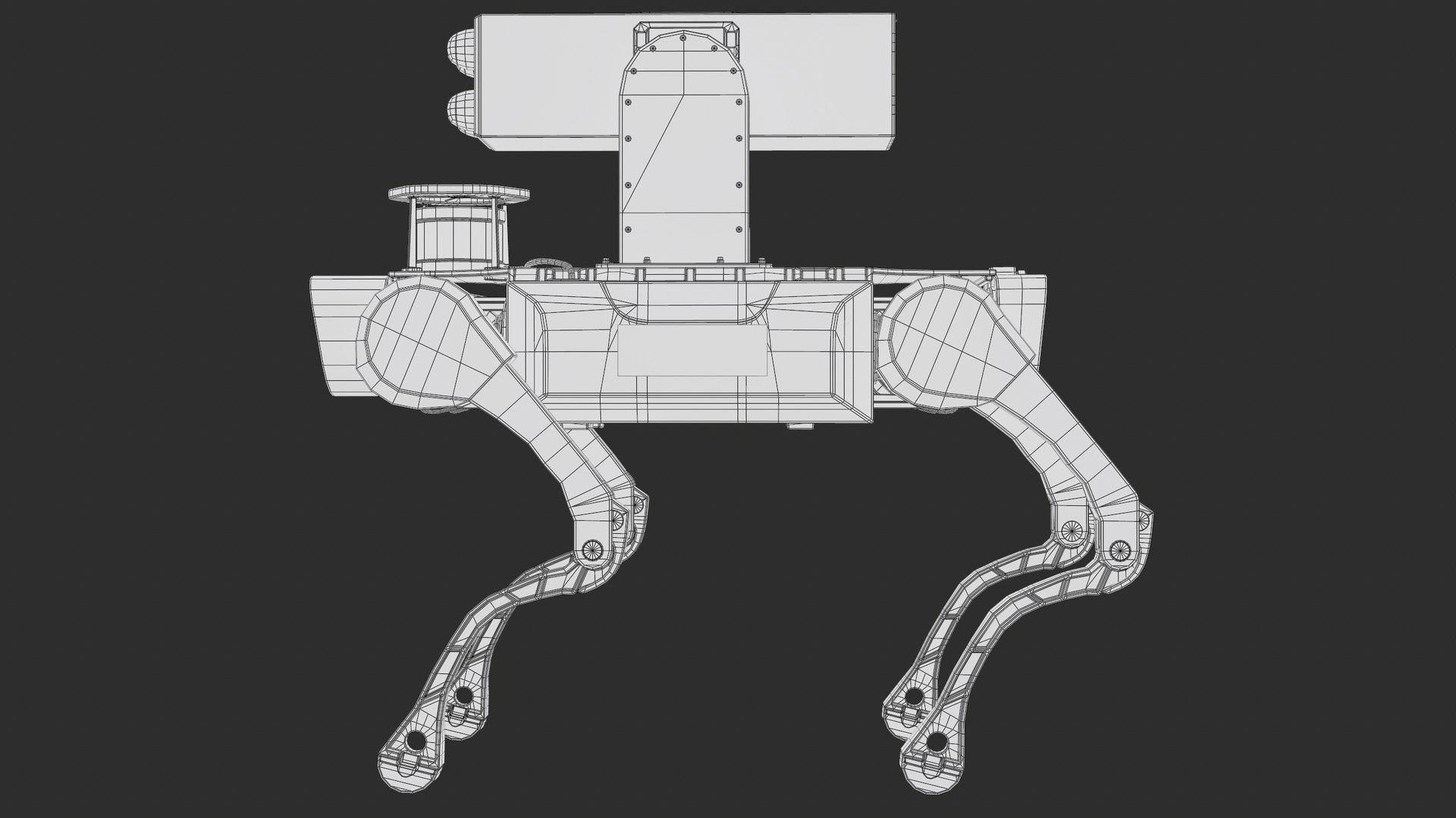 3D Rigged Anti Aircraft Military Robot Dog X20 Jueying Deep Robotics PBR model https://p.turbosquid.com/ts-thumb/pF/S1QB5H/WX/screenshot041/png/1780601364/1920x1080/fit_q87/4347592e8692ef886bc1414f229db738f64442cd/screenshot041.jpg