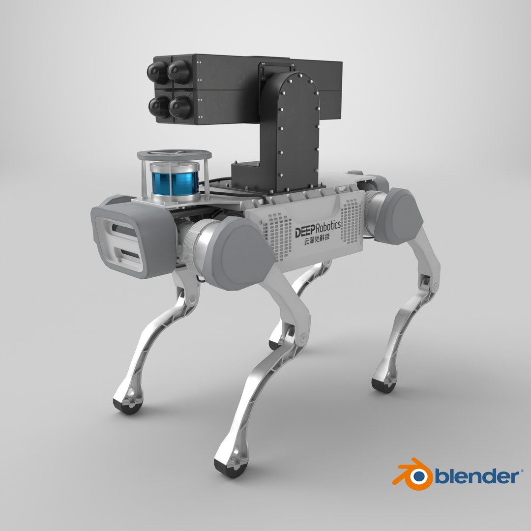 3D Rigged Anti Aircraft Military Robot Dog X20 Jueying Deep Robotics PBR model https://p.turbosquid.com/ts-thumb/pF/S1QB5H/lH/stemcell_blender_cycles_render/png/1780669921/1920x1080/fit_q87/237a13b53f79c217f9f305fdf4759f7b7b1eba5d/stemcell_blender_cycles_render.jpg