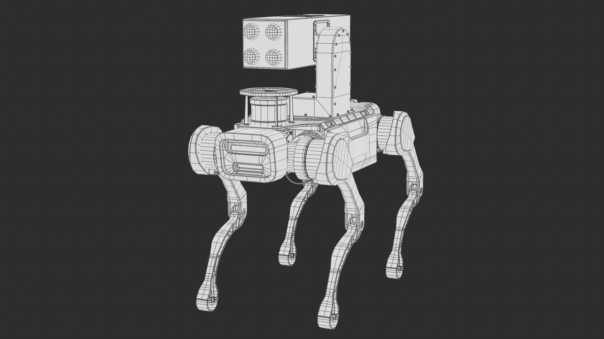 3D Rigged Anti Aircraft Military Robot Dog X20 Jueying Deep Robotics PBR model https://p.turbosquid.com/ts-thumb/pF/S1QB5H/rL/screenshot006/png/1780601358/1920x1080/fit_q87/0b4603dd282044e83ed2bdc716441900729d4736/screenshot006.jpg