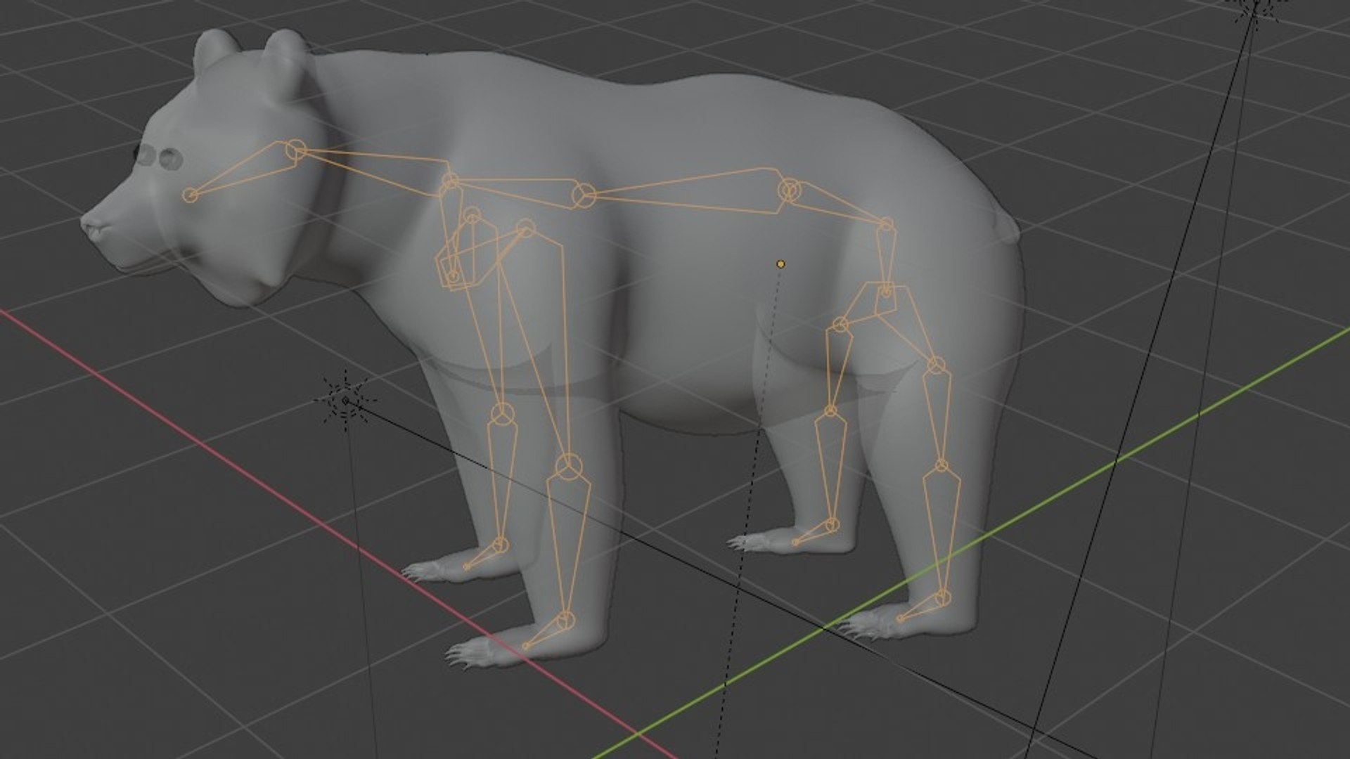3D Bear Rigged - TurboSquid 1656682