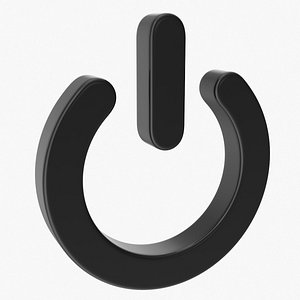 power icon 3D model