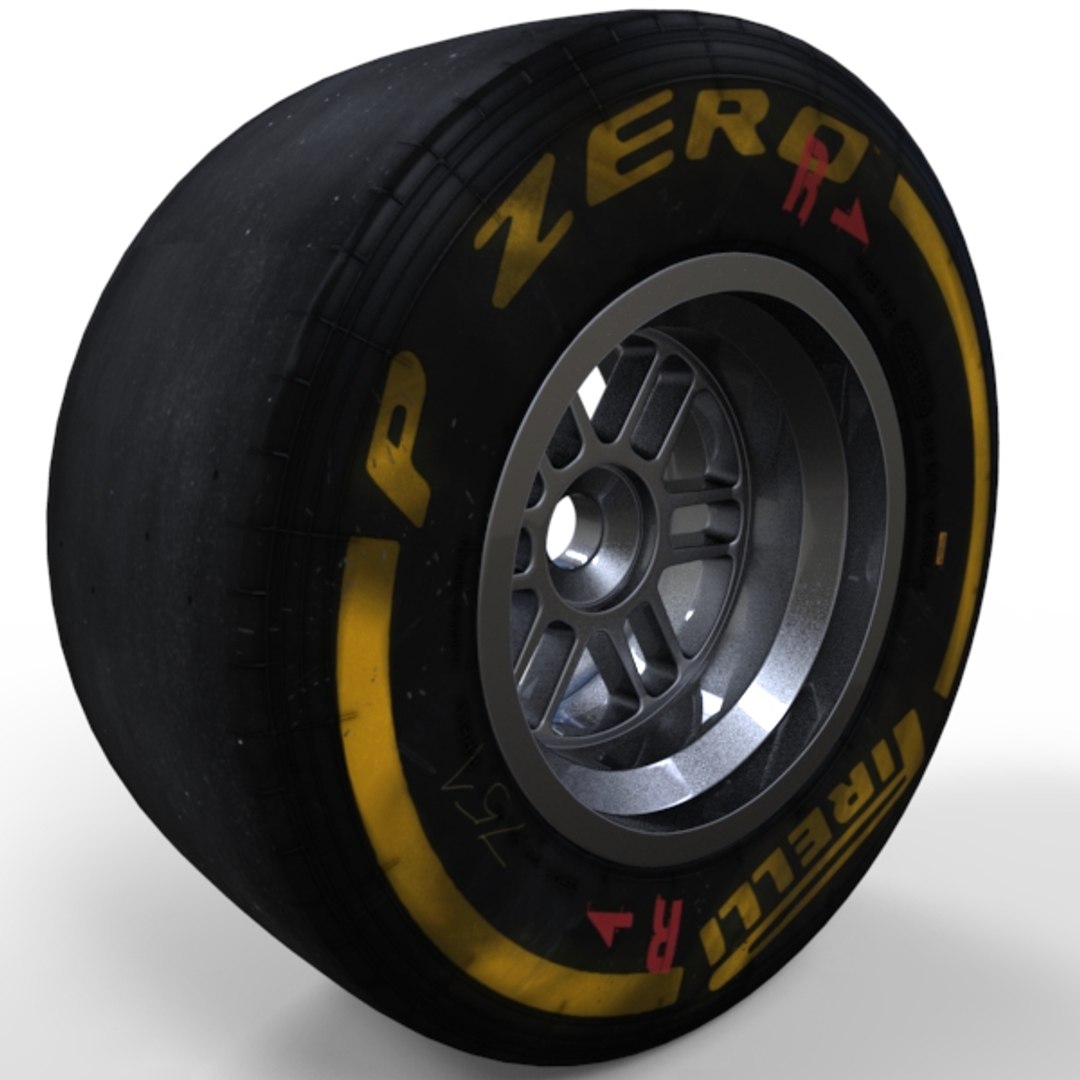 2013 Formula 1 Pirelli 3d Model