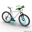 3d model bikes 3 rigged bicycle