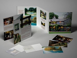 3d model business stationery