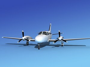 3ds scale cessna 425 conquest