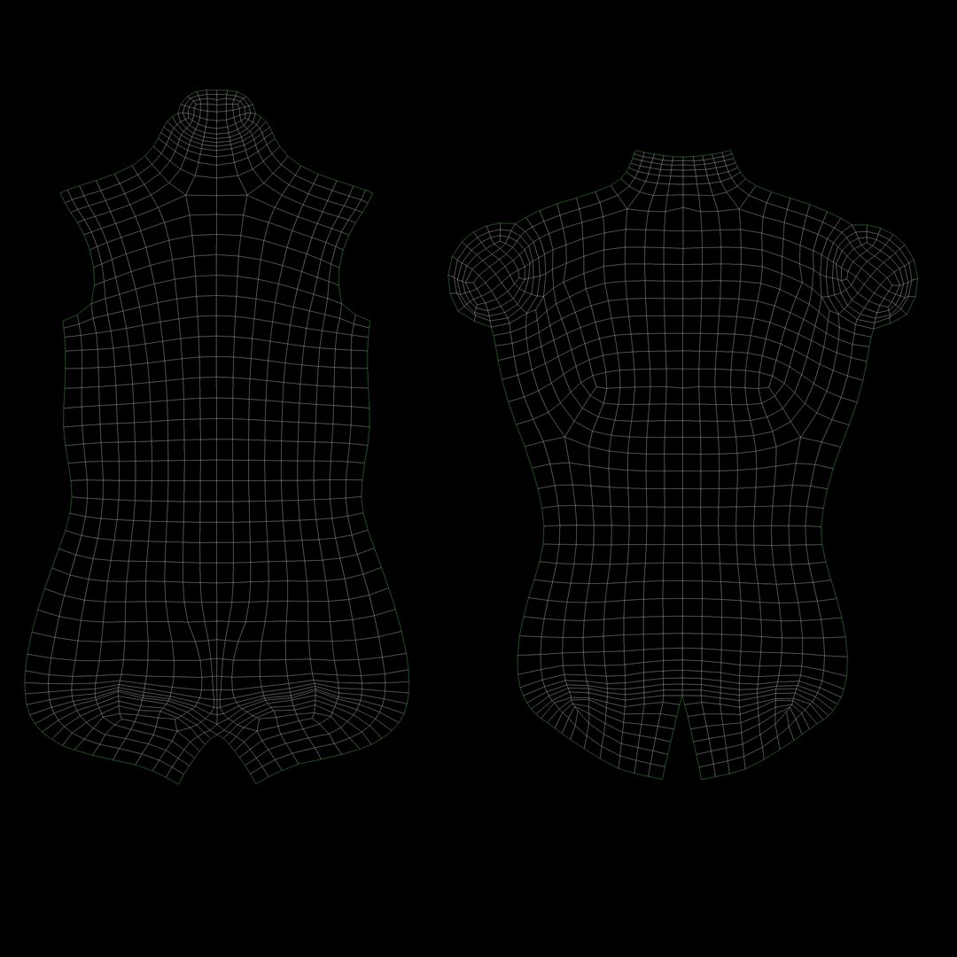Female Mannequin Stand 3d Model