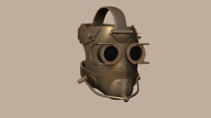 Steampunk Mask - Sci-Fi Character Design