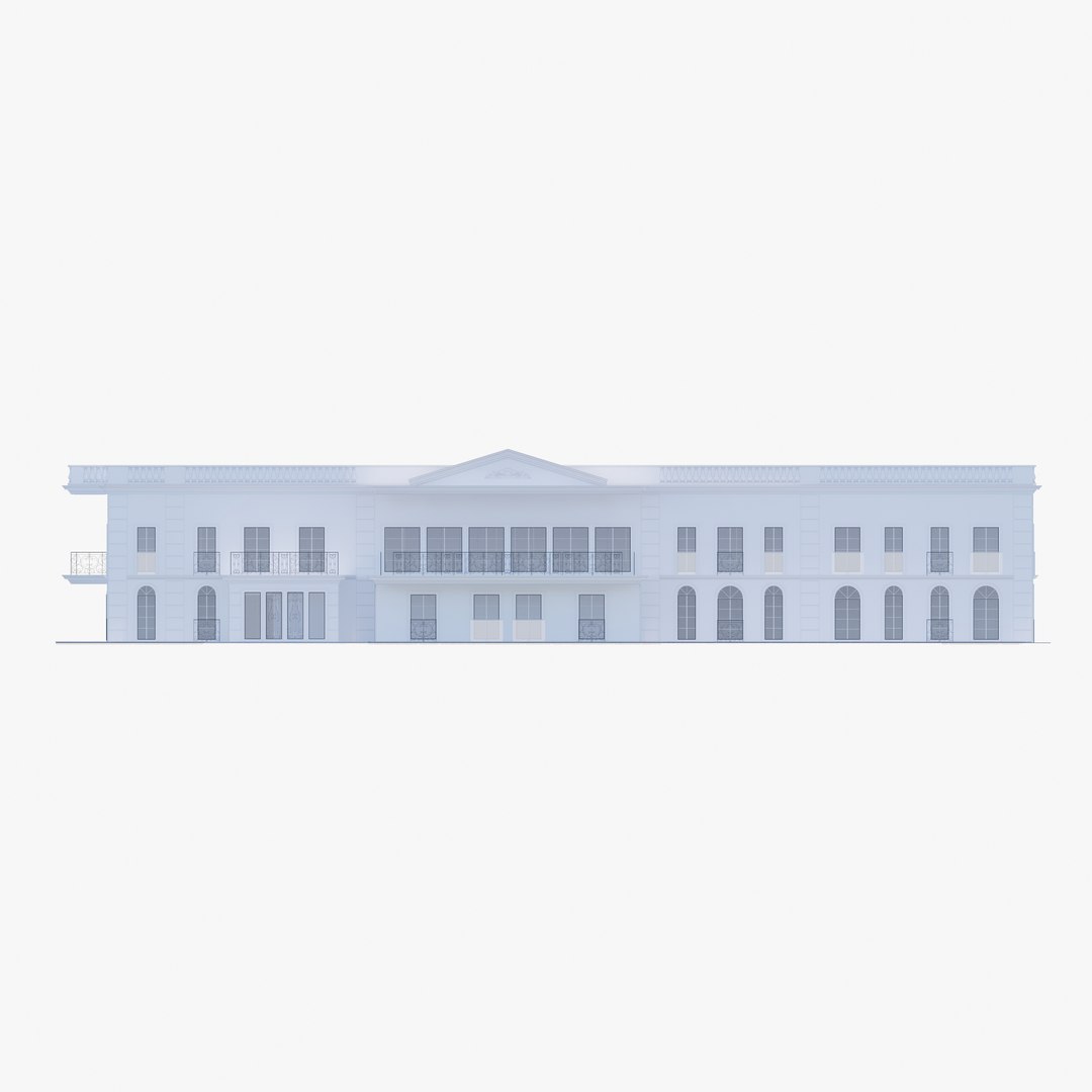3D Courthouse Model - TurboSquid 1804543