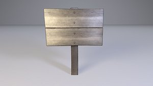 ready sign 3d model