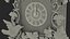 Orologio a cucù in legno rosso truccato