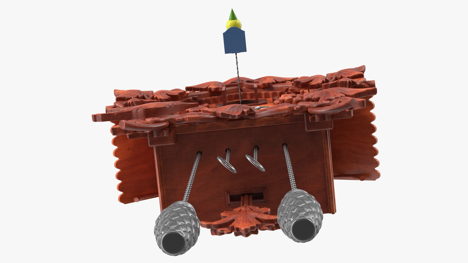 3D Wooden Cuckoo Clock Red Rigged model https://p.turbosquid.com/ts-thumb/pF/vcr3qf/ic/woodencuckooclockredriggedc4dmodel016/jpg/1653417052/1920x1080/fit_q87/b5b9d5784f625b8473c7d576a5e85ff093580858/woodencuckooclockredriggedc4dmodel016.jpg