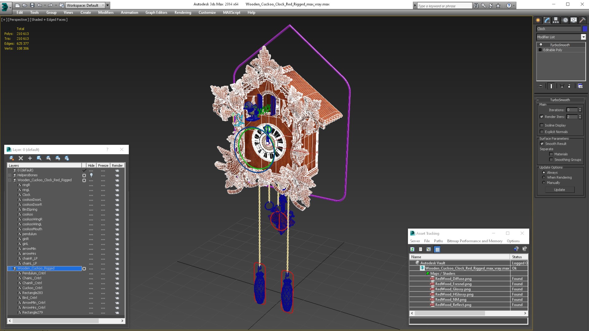3D Wooden Cuckoo Clock Red Rigged model https://p.turbosquid.com/ts-thumb/pF/vcr3qf/s0/woodencuckooclockredriggedc4dmodel023/jpg/1653417077/1920x1080/fit_q87/f58ee9356678142abc0df29ead8fd69a8a98564c/woodencuckooclockredriggedc4dmodel023.jpg