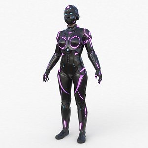 3D Android Angel Asian Mask 57 model