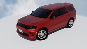2025 Dodge Durango - Low Poly - Removable Badges - LOD - Custom Textures