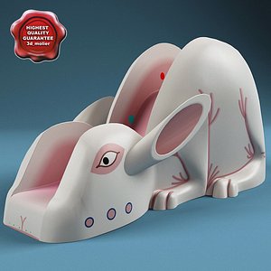 water slide v3 rabbit 3d model