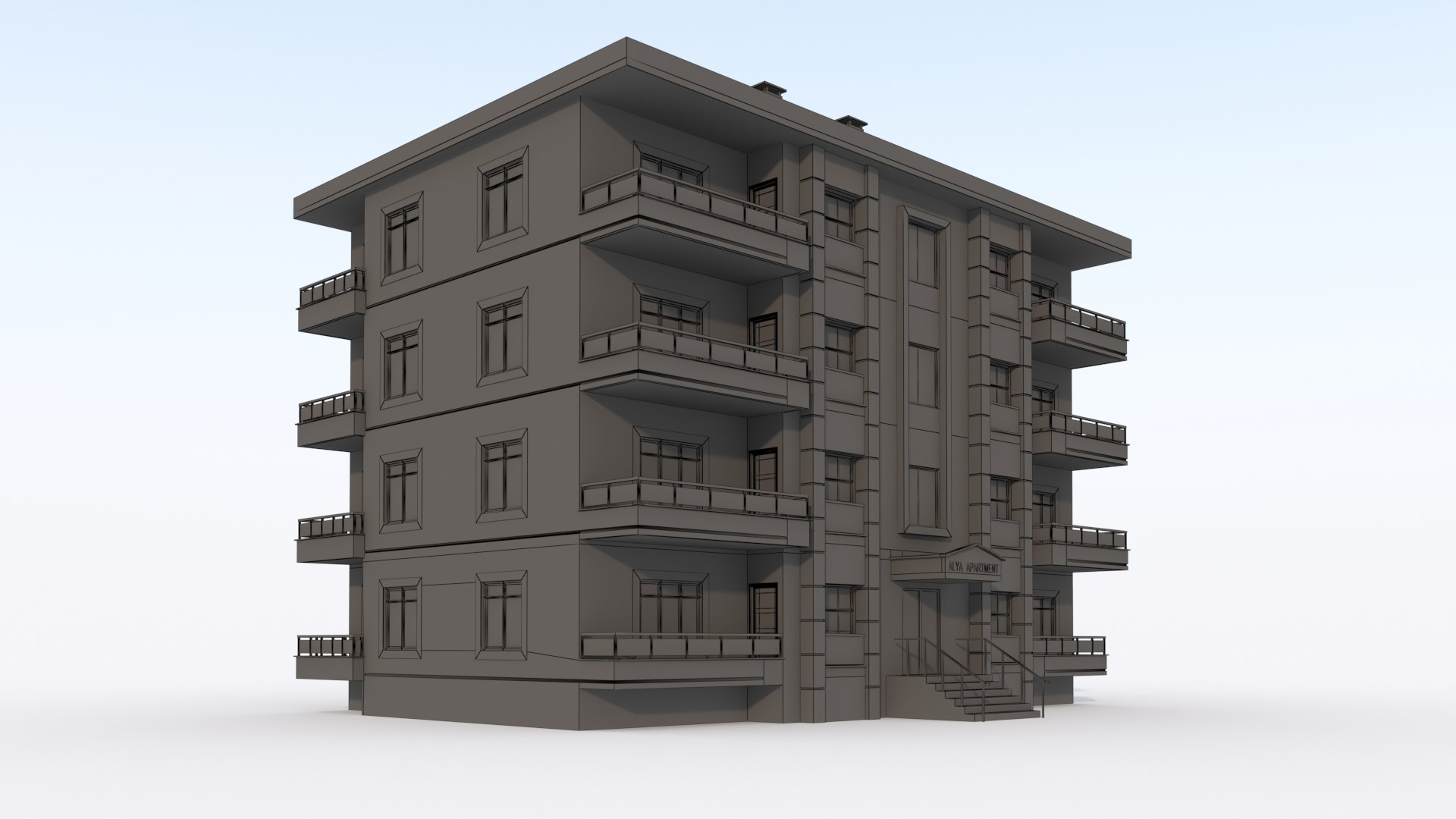 Apartment 01 3D Model - TurboSquid 1967454