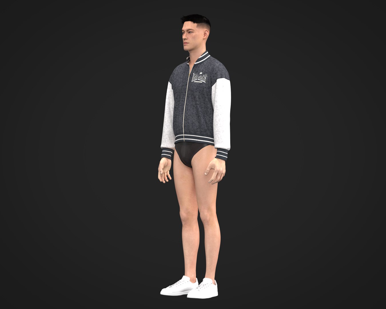 Mens bomber collar jacket with graphic and herringbone fabric model https://p.turbosquid.com/ts-thumb/pG/0SHwua/2l/mensbombercollarjacketwithgraphicandherringbonefabric_15/png/1766142742/1920x1080/fit_q87/724fc456cd2b7627e05ae6a03c67172ff90ff267/mensbombercollarjacketwithgraphicandherringbonefabric_15.jpg