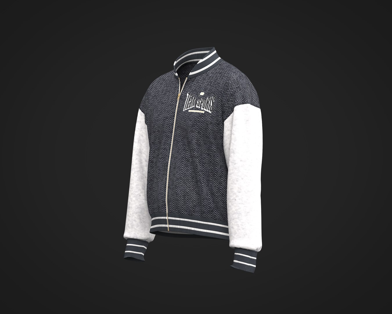 Mens bomber collar jacket with graphic and herringbone fabric model https://p.turbosquid.com/ts-thumb/pG/0SHwua/Gk/mensbombercollarjacketwithgraphicandherringbonefabric_7/png/1766142728/1920x1080/fit_q87/dd05b78a2884c0902bfef515a95bbd20868fe1d4/mensbombercollarjacketwithgraphicandherringbonefabric_7.jpg