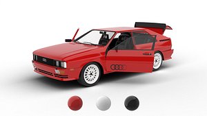 Audi Quattro UR 1980 3D
