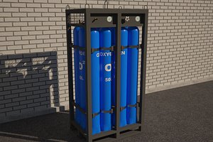 oxygen 3D model