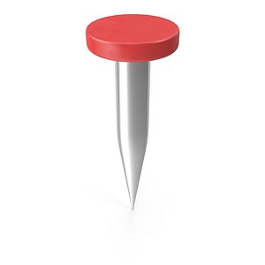 Realistic 3D Wooden Pin Model 3D model