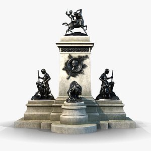 3D model Neoclassical Monument