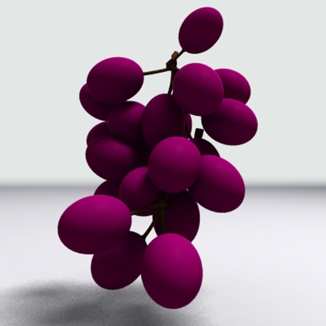 Grapes 3D Model - TurboSquid 248641