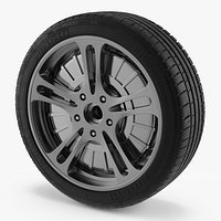 Complete In-Wheel Drive Unit With Alloy Rim