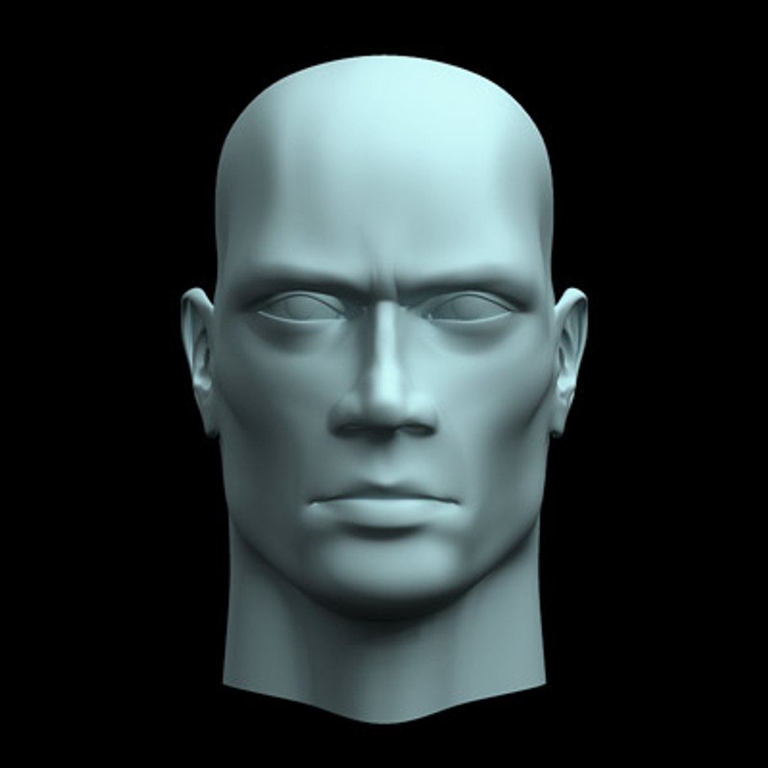 male head human 3d 3ds