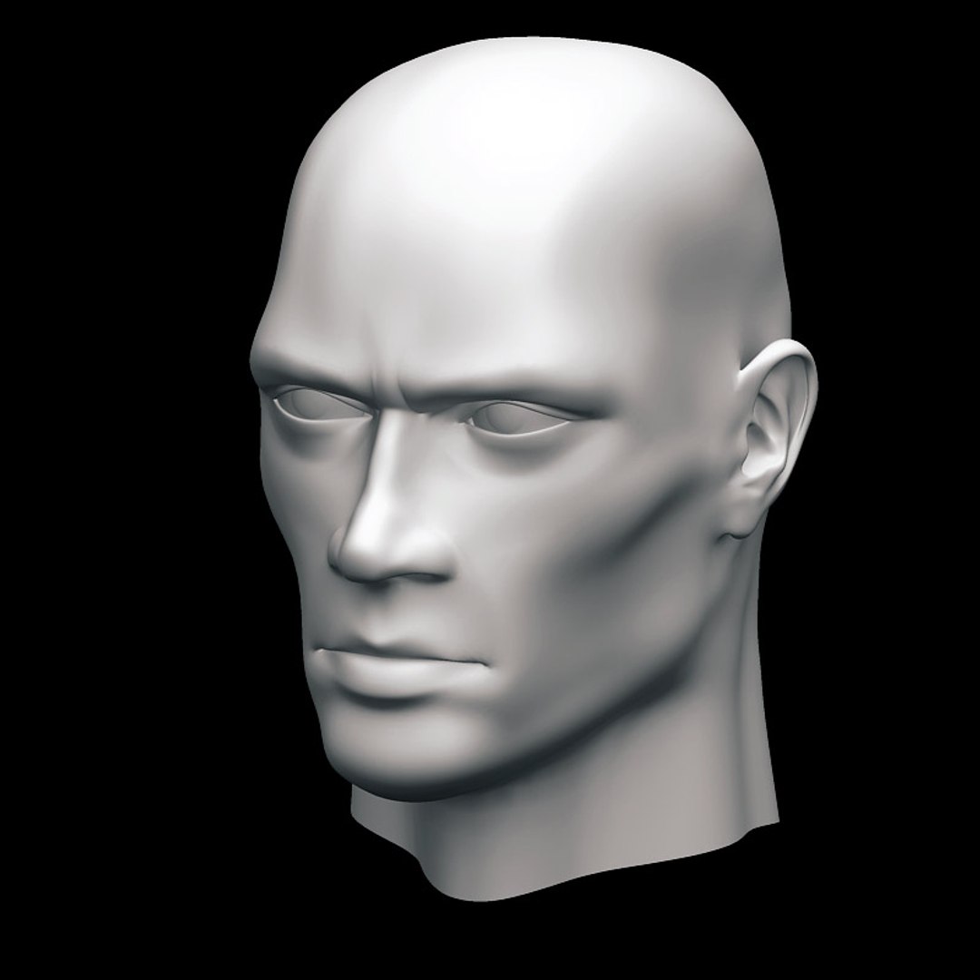 male head human 3d 3ds