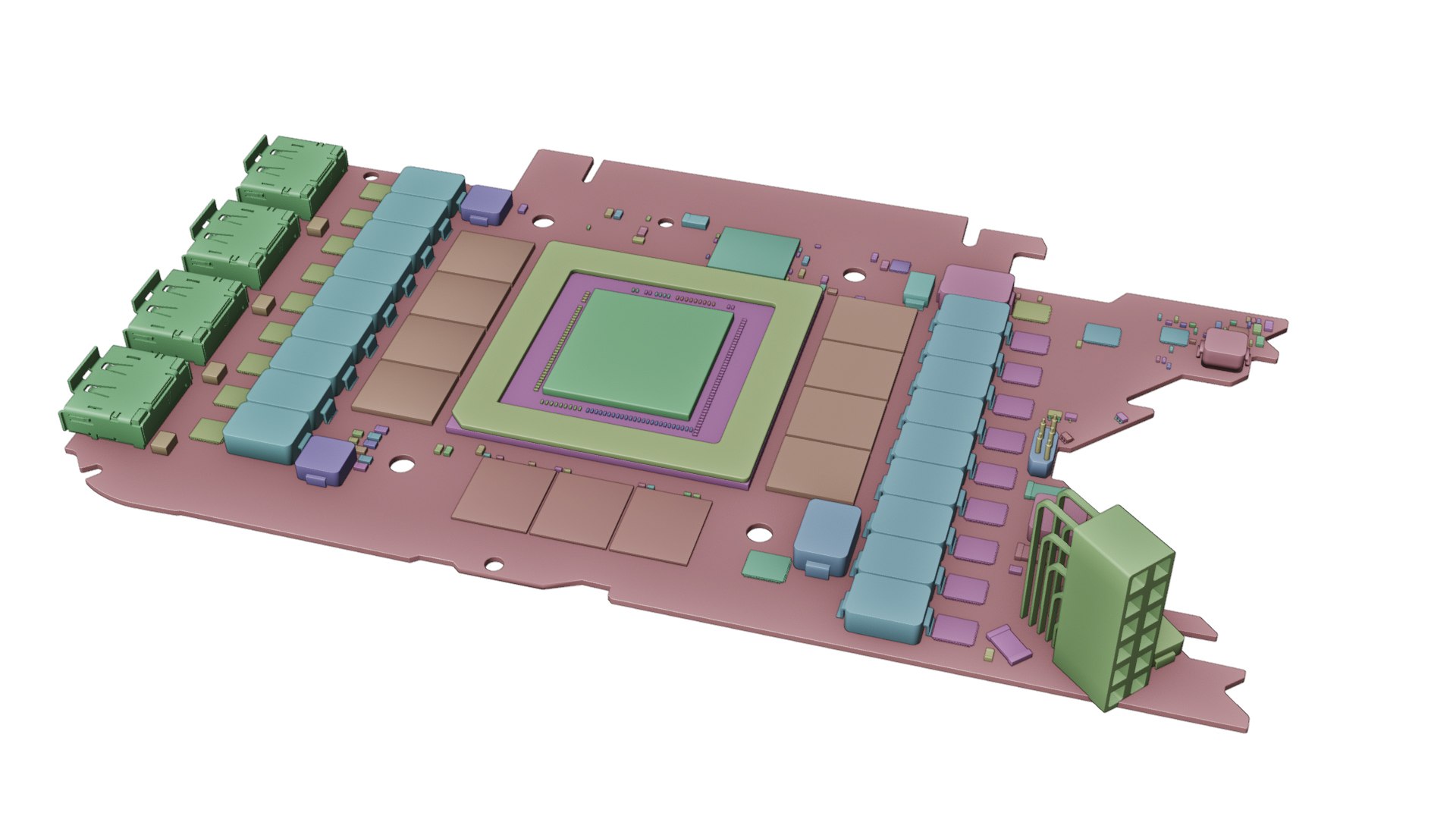 3D RTX 3080 Pcb - TurboSquid 1850333